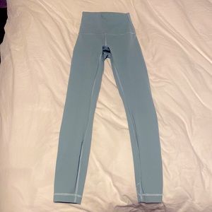 Lululemon Wunder Train 25” leggings in mist glade